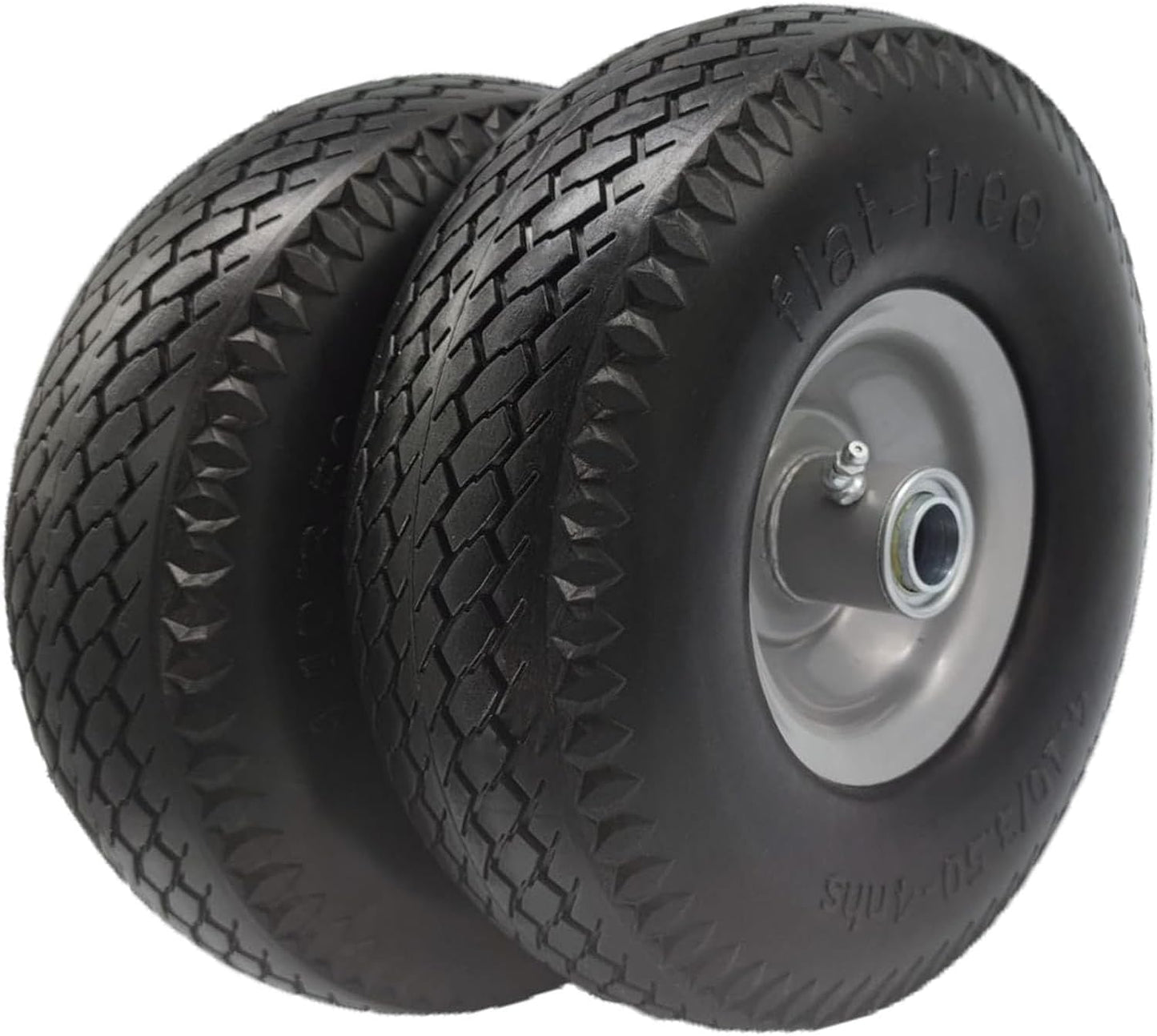 Flat Free 4.10/3.50-4 Tire for Hand Truck and Garden Cart