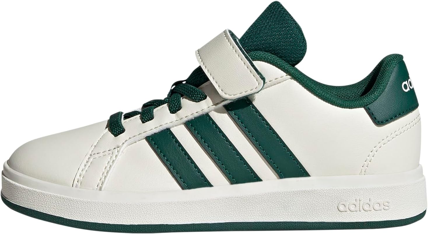 adidas Kids Grand Court 2.0 Sneakers with Elastic Laces