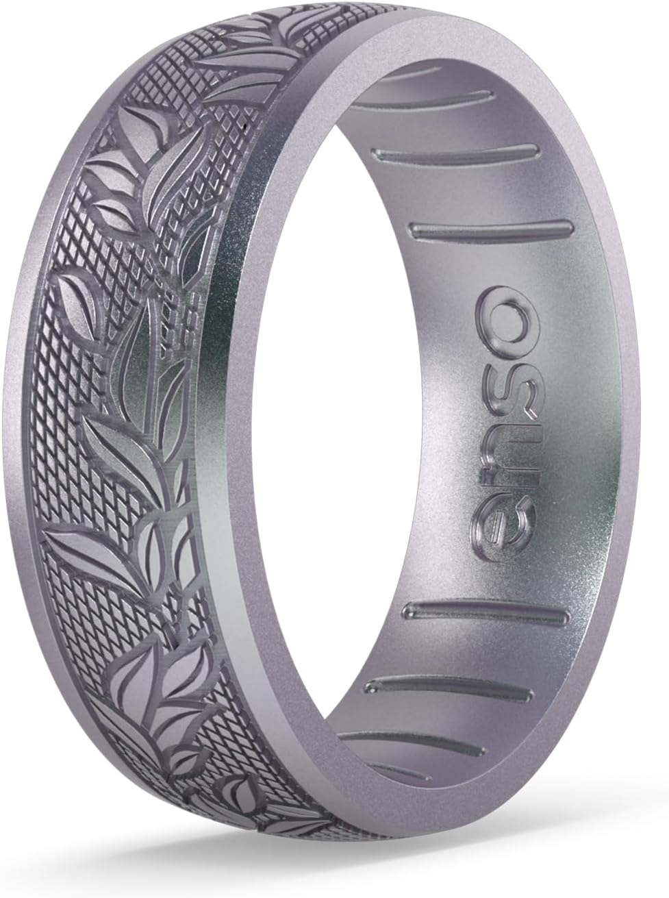 Enso Rings Signature Etched Collection - Comfortable Silicone Rings