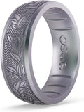 Classic Etched Silicone Ring for Women - Signature Etched Collection