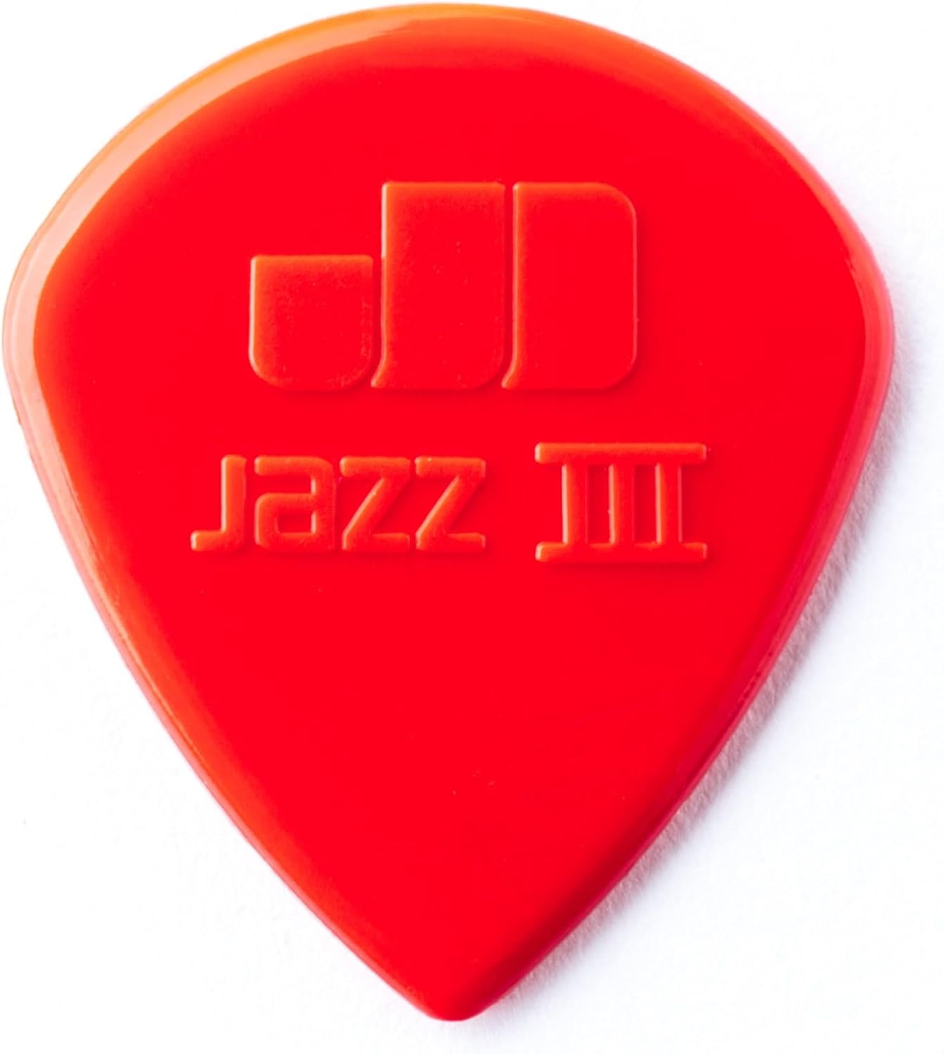Dunlop JAZZ III Red Nylon Pick Pack for Precise Playing - 1.38mm