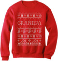 Tstars Grandpa Ugly Christmas Sweater - Fun Gift!