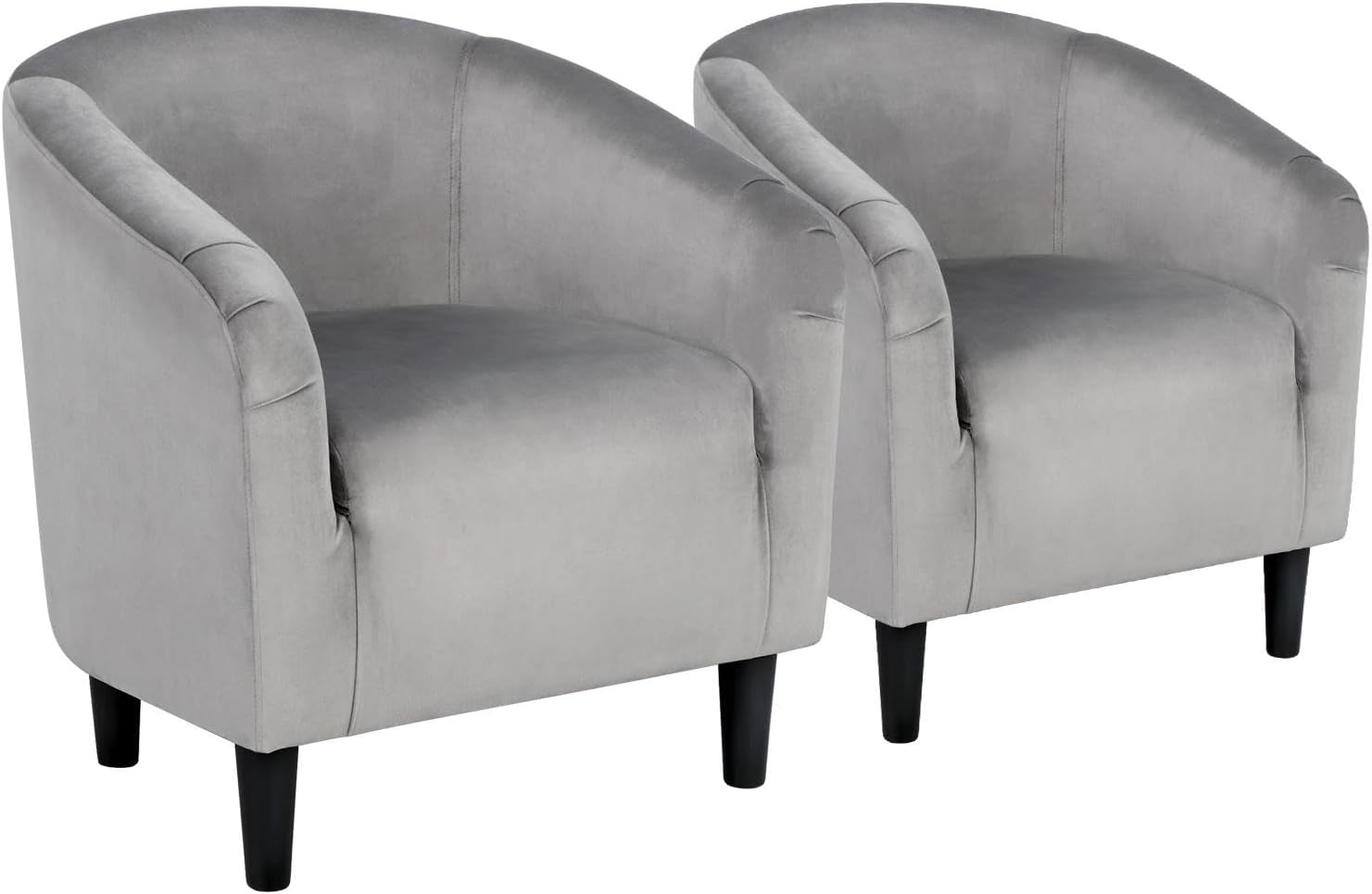 Cozy Velvet Accent Chairs Set of 2 for Living Room Comfort