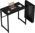 GreenForest Folding Desk for Small Spaces - No-Assembly Foldable Desk