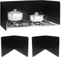 Amundo Foldable Steel Splatter Guard - Say Goodbye to Messy Stovetop Splatters!