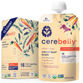 Cerebelly Carrot Beef Bone Broth Pouches - Protein Packed Baby Food