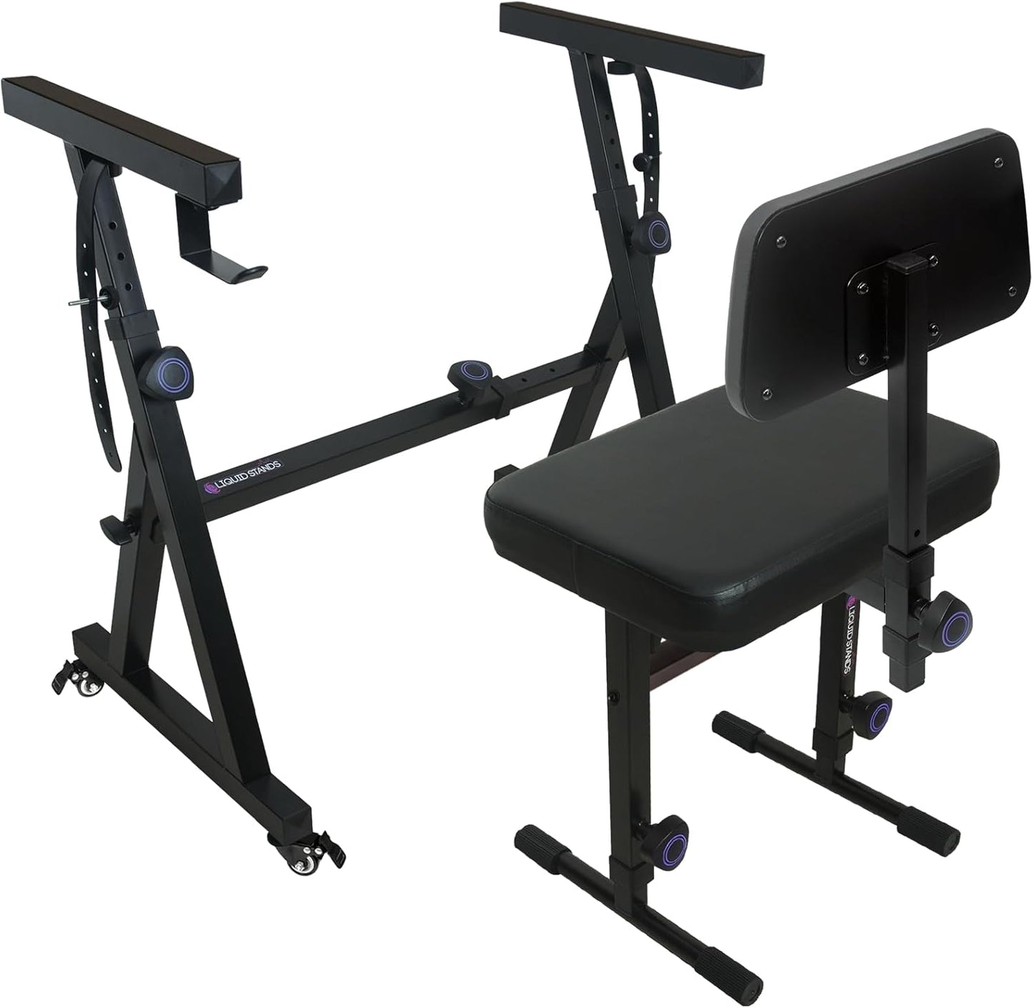 Portable Keyboard Stand Set - Easy Mobility & Comfort!