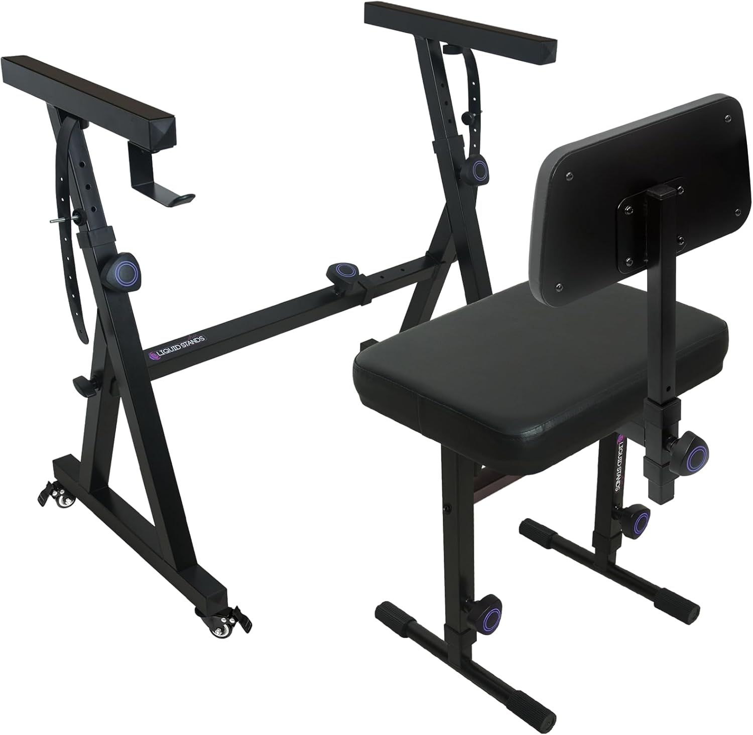 Portable Keyboard Stand Set - Easy Mobility & Comfort!