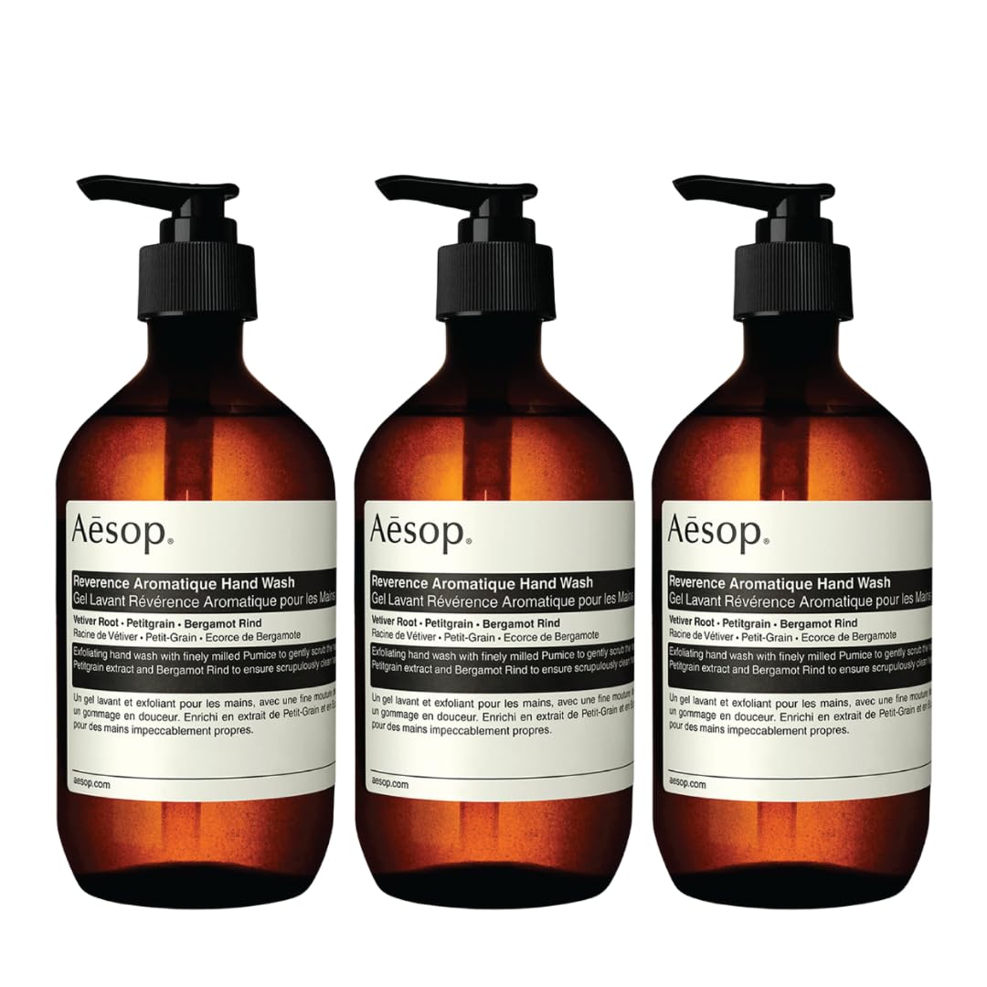Aesop Reverence Aromatique Hand Wash for Gentle Exfoliation