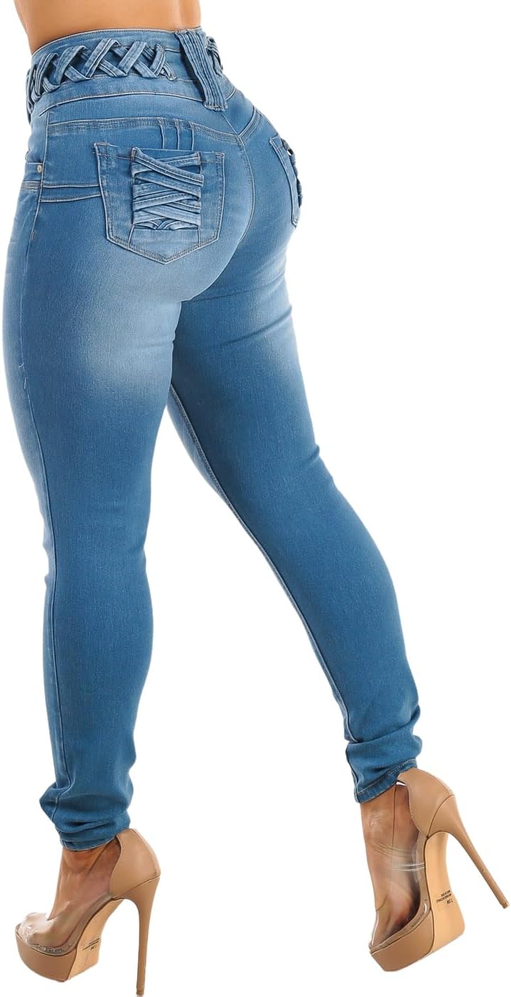 Butt Lifting Jeans for Women - High Waisted Skinny Fit