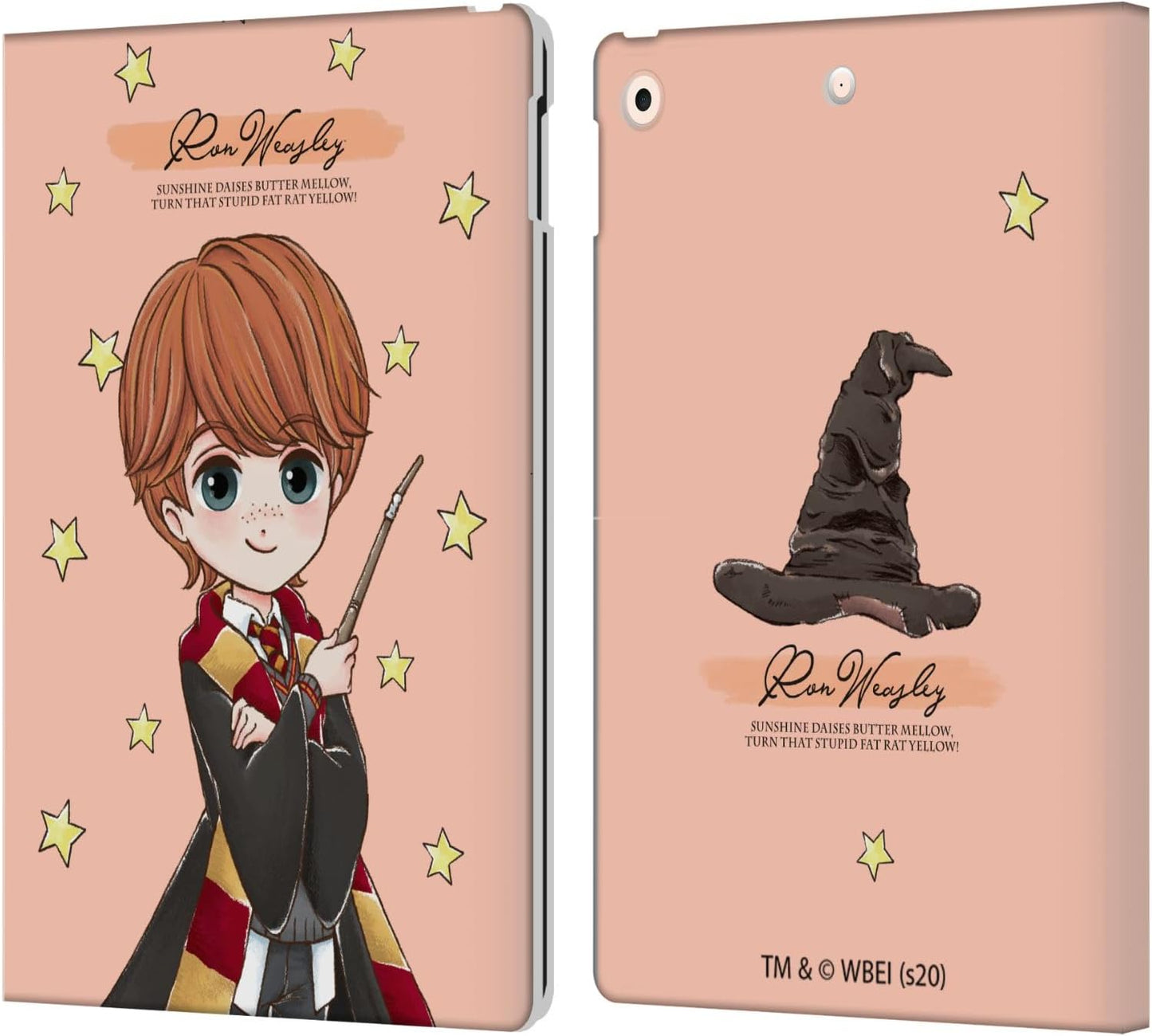 Harry Potter Ron Weasley Deathly Hallows Leather Wallet Case