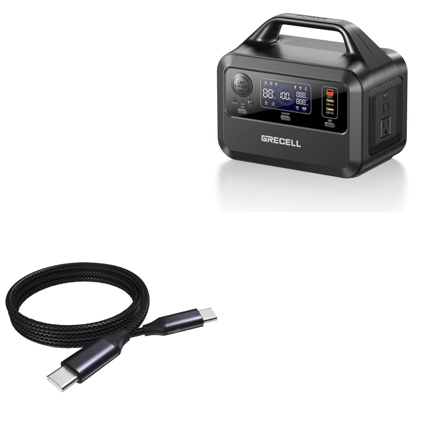 Fast Charge PD Cable for GRECELL Power Station 300W