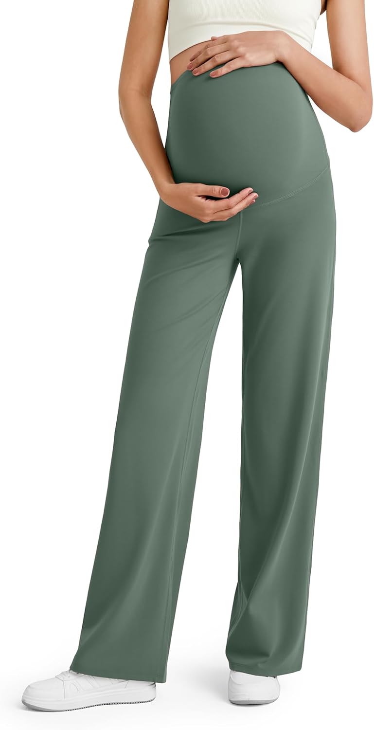 G4Free BareFeel Maternity Dress Yoga Pants for Comfort & Style
