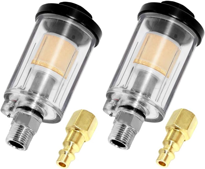 Beduan Water Oil Separator Filter Set - Compressed Air Cleaning Duo