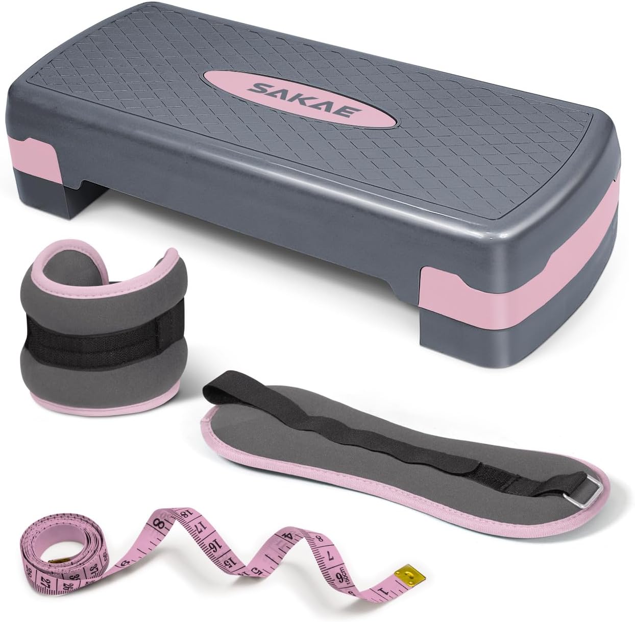 Adjustable Height Aerobic Stepper Set for Versatile Workouts