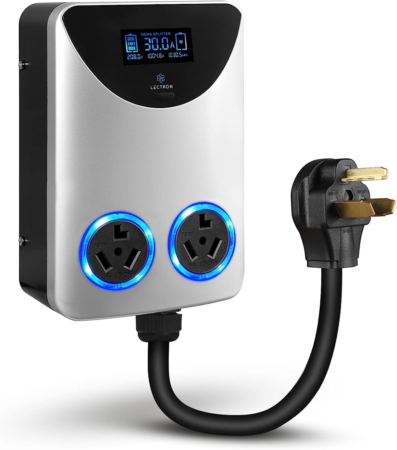 Lectron NEMA Socket Splitter for EV Charger and Appliances