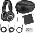 Audio-Technica ATH-M50x Studio Monitor Headphones Bundle Review