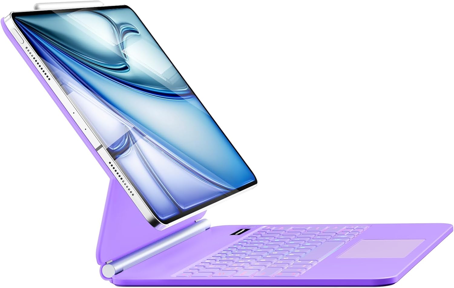 ALIWLHOF Multi-Touch Backlit Keyboard Case - Easy-Set Cantilever Stand