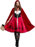 Colorful House Little Red Riding Hood Costume for Women - Classic Cape