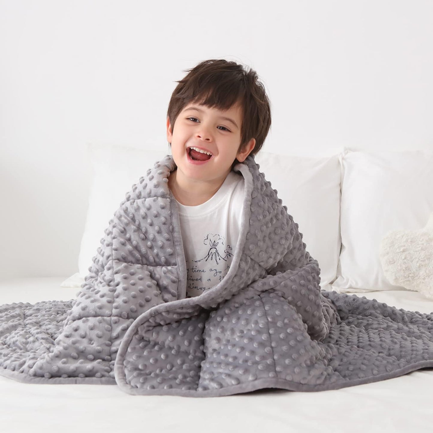 Kids Weighted Blanket Twin 7lbs for Comfort and Relaxation