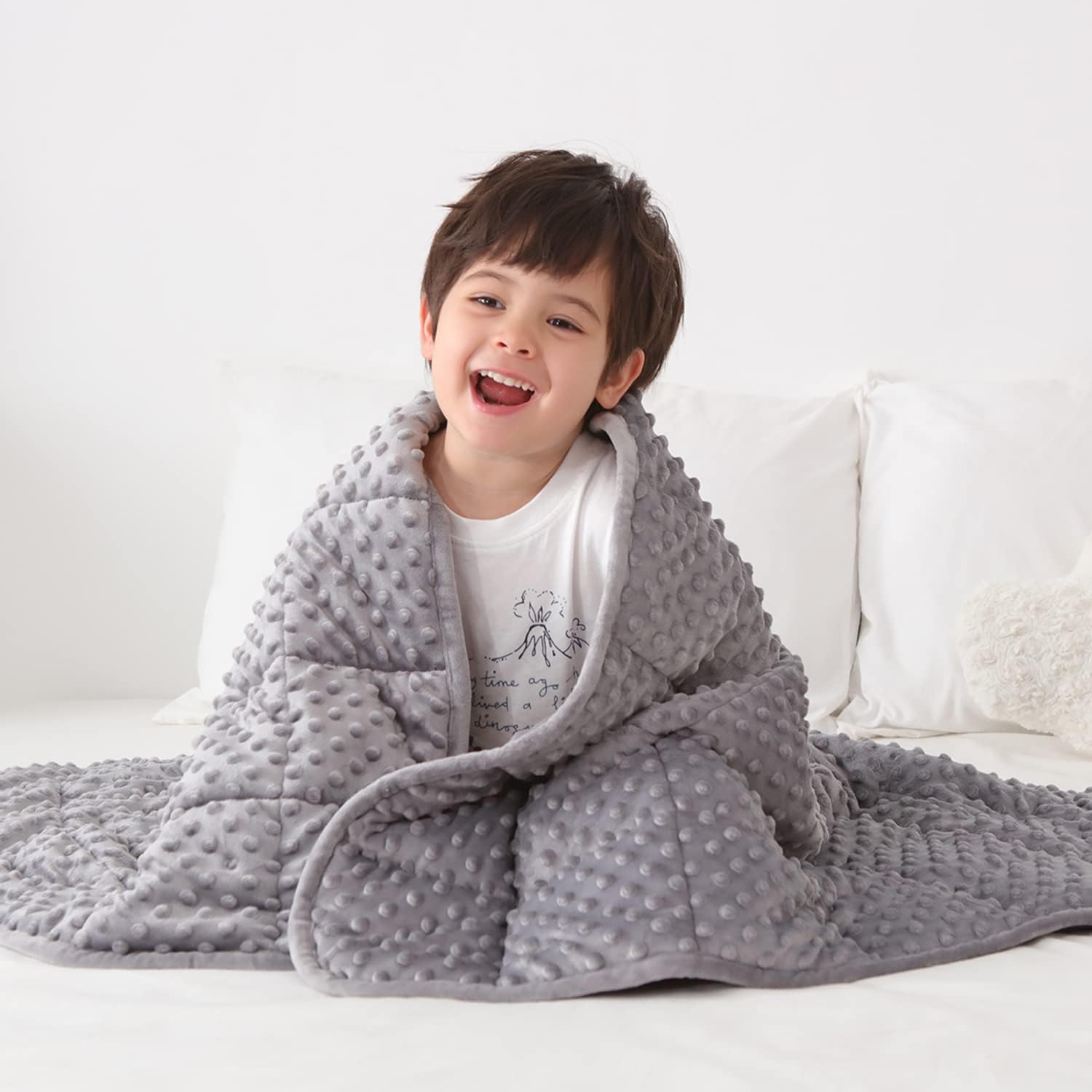Kids Weighted Blanket Twin 7lbs for Comfort and Relaxation