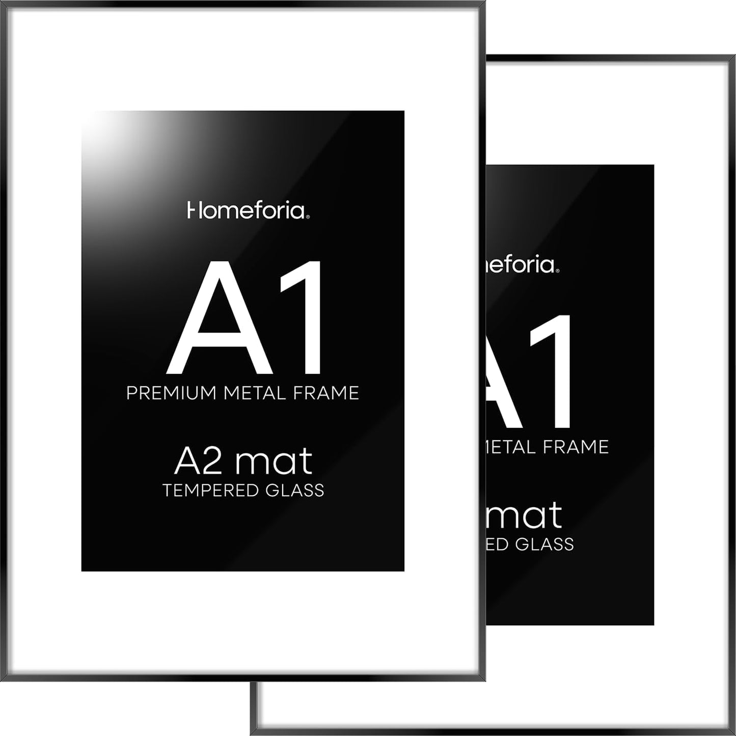 Homeforia A1 Poster Frame Black - Stylish Large Picture Frames