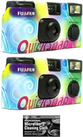 FUJIFILM QuickSnap Flash 400 Disposable Camera 2 Pack - Ready to Shoot