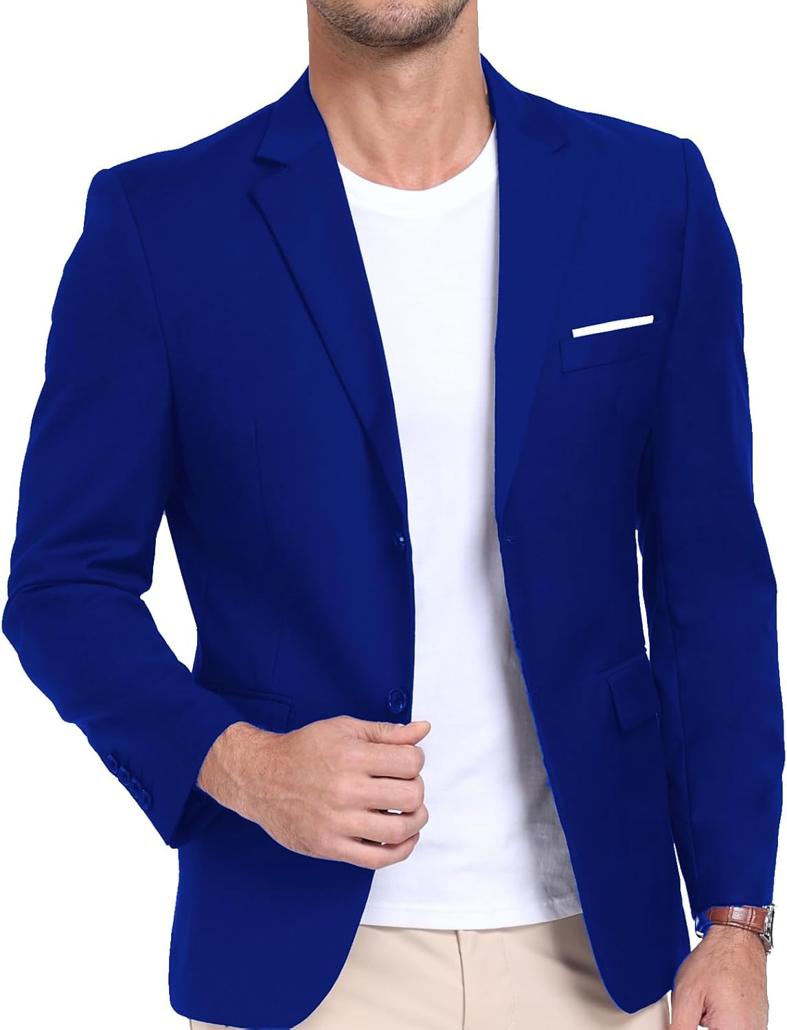 Mens Suit Jacket Slim Fit Blazer for Business and Casual Wear
