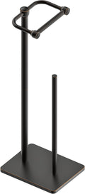Toilet Paper Holder Stand Free Standing with Storage - Stable 4-Roll