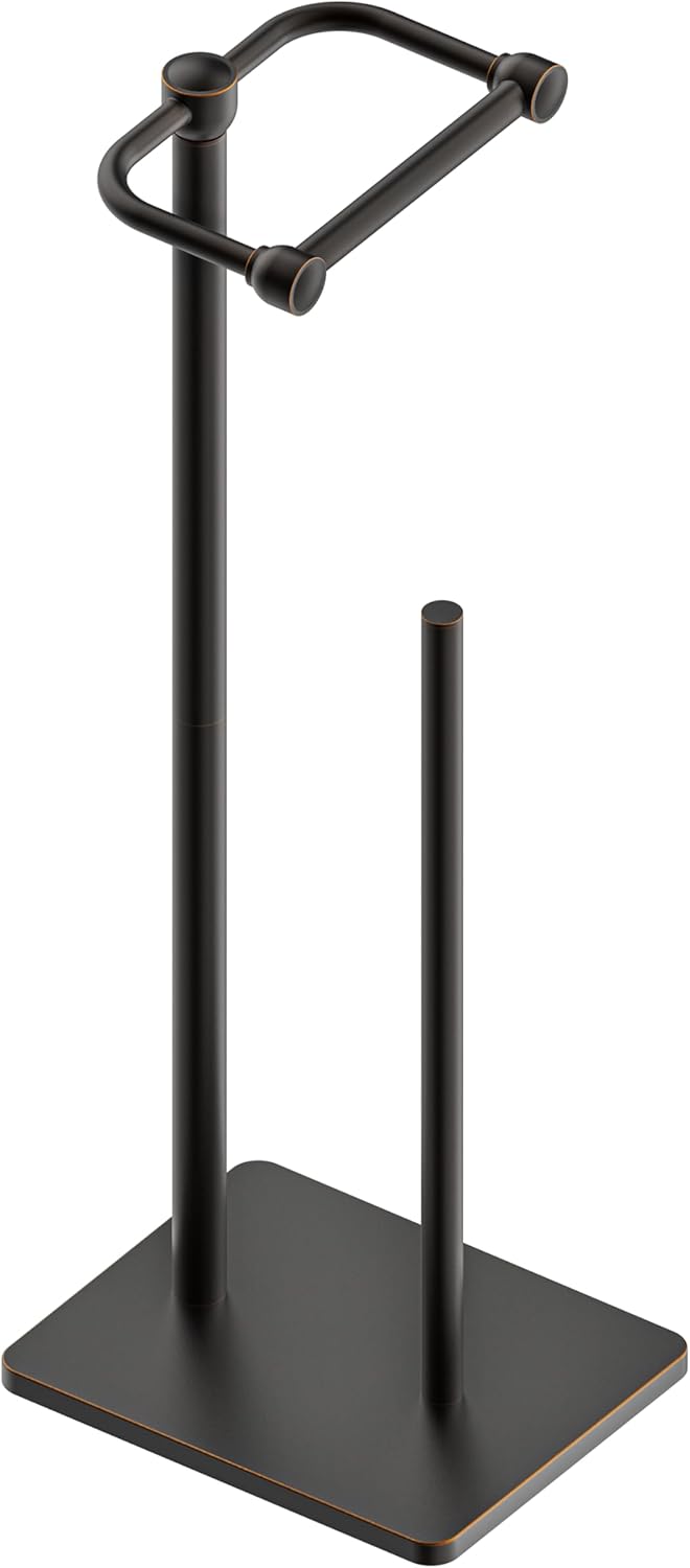 RUACQ Toilet Paper Holder Stand with Storage for 4 Rolls