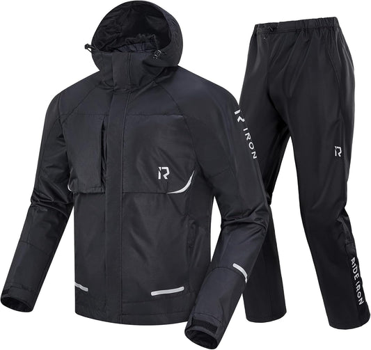 Rain Suit Motorcycle for Men Women Waterproof Lightweight Gear