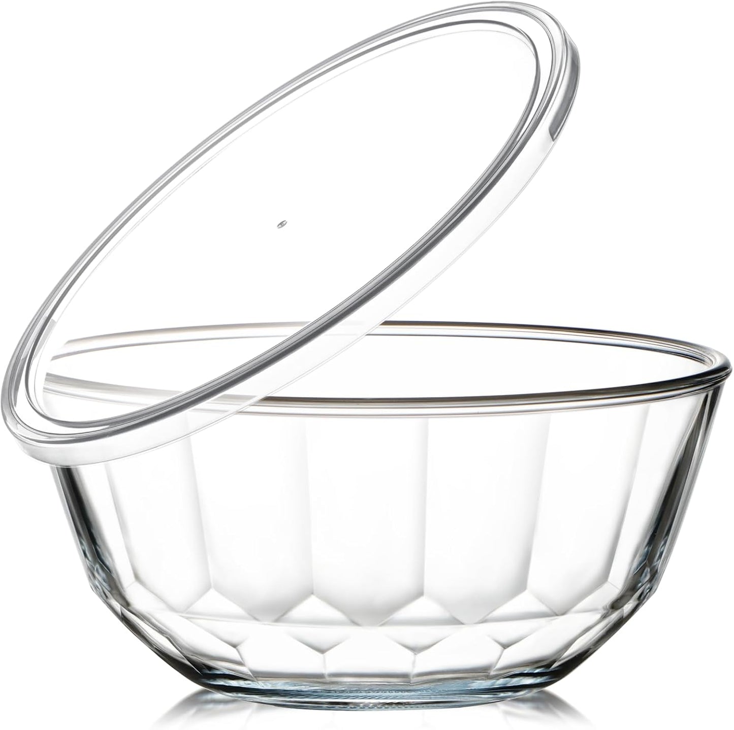 NUTRIUPS 4.7 Quart Large Glass Mixing Bowl with Lid Review