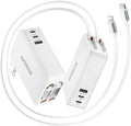 SUPERONE 119W Retractable Wall Charger with Dual Cables - Compact 65W