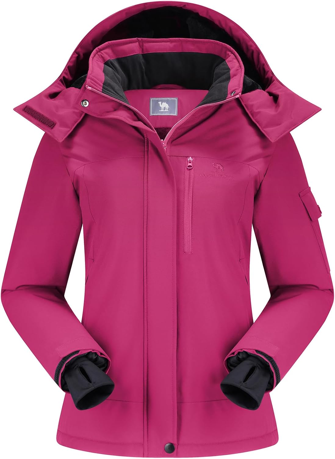 CAMEL CROWN Women's Ski Jacket: Warm, Waterproof, and Stylish