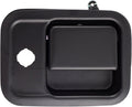 TRQ Front Left Exterior Door Handle Black Drivers Side - Direct Fit