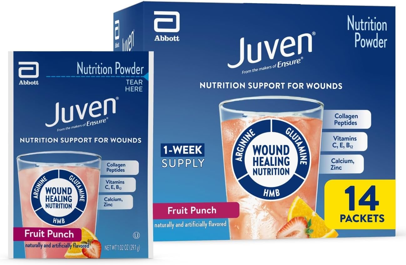 Juven Therapeutic Nutrition Drink Powder for Wound Healing Support