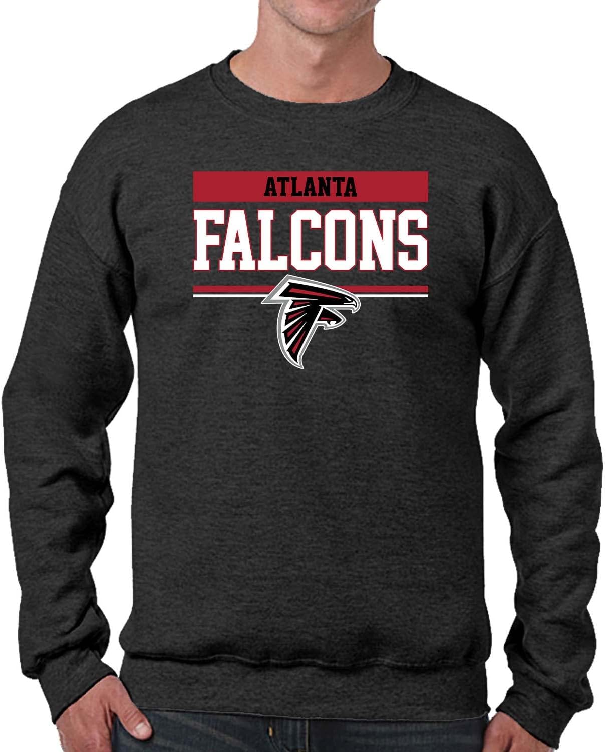 Atlanta Falcons Long Sleeve Crewneck Sweatshirt for Fans