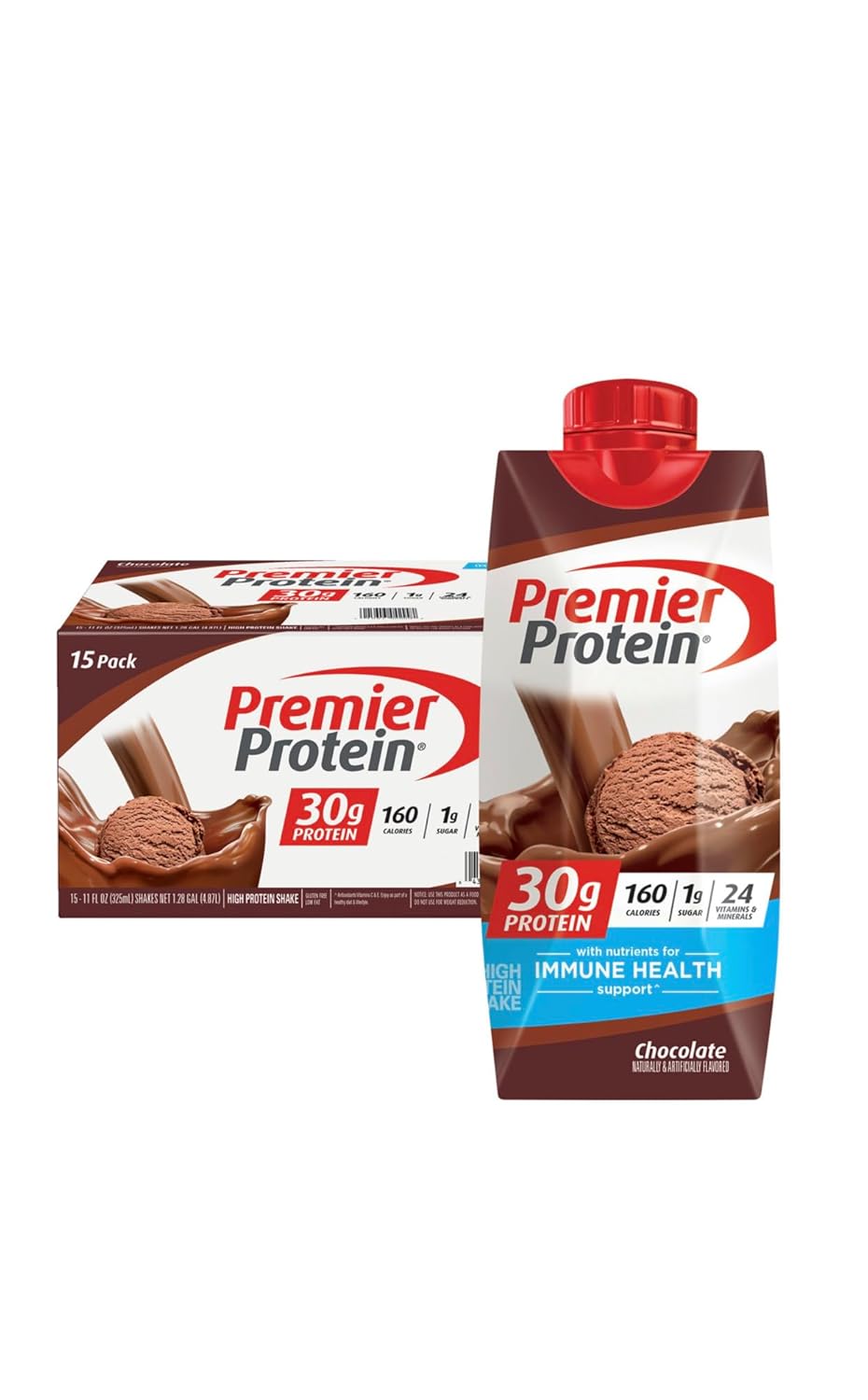 Premier Protein High Protein Shakes Variety Sampler Pack 18pk