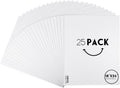 18x24 Bright White Backing Boards 25 Pack - Sturdy 4-Ply Support