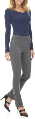 Rekucci Women's Slim Fit Pants Designed for Easy Everyday Wear