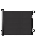 Retractable Baby Gate 33in Height, Expands to 55in - Black Mesh Safety
