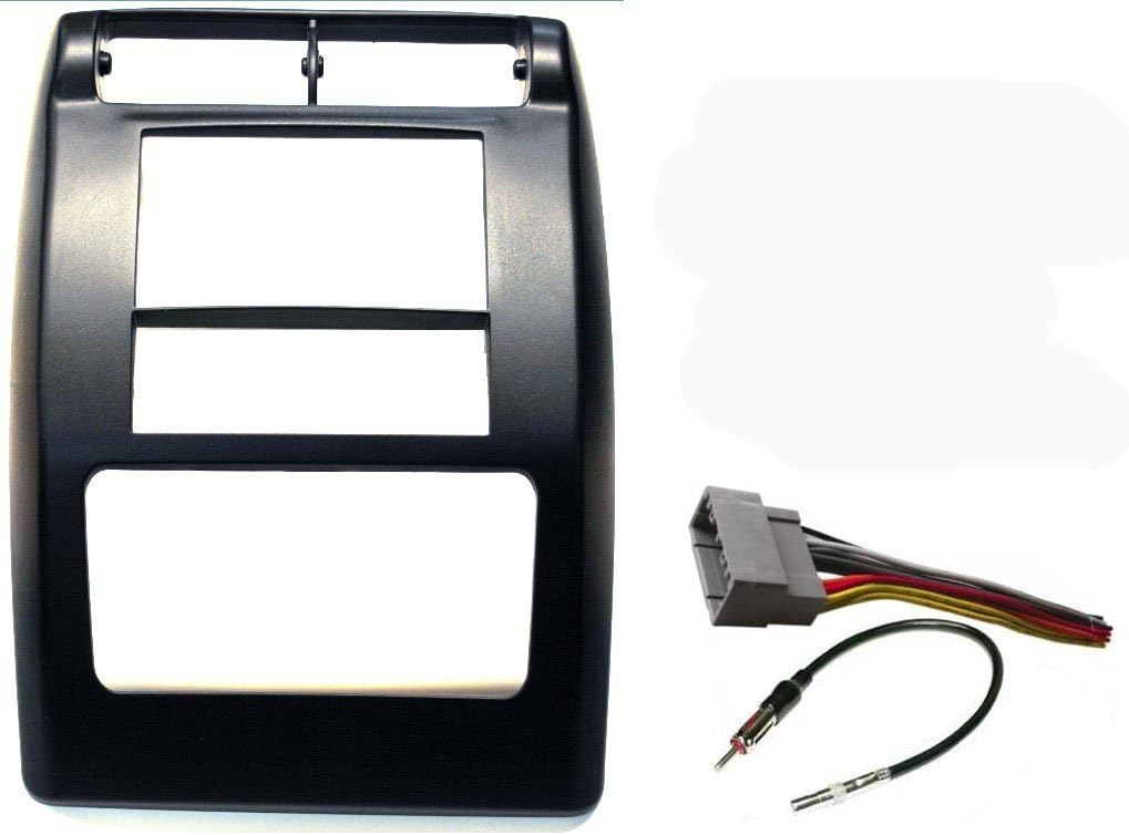 Aftermarket Double Din Radio Stereo Car Install Dash Kit for Jeep