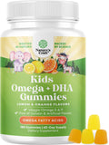 Omega DHA Gummies for Kids - Plant-Based Omega 3 6 9 for Focus