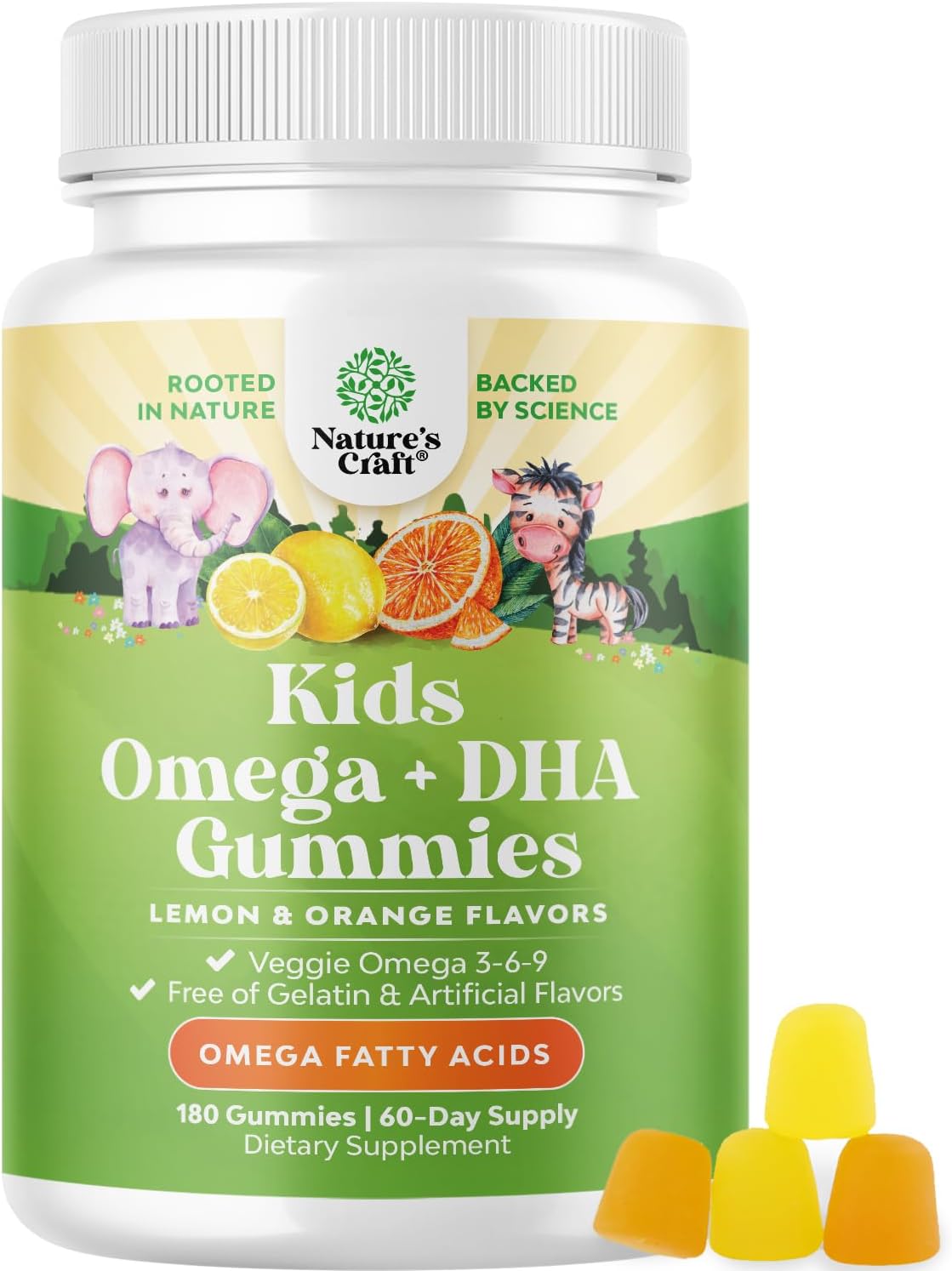 Omega DHA Gummies for Kids - Essential Nutrients for Growth