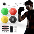 Boxing Reflex Ball with Safety Glasses and 2 Headbands - Speed