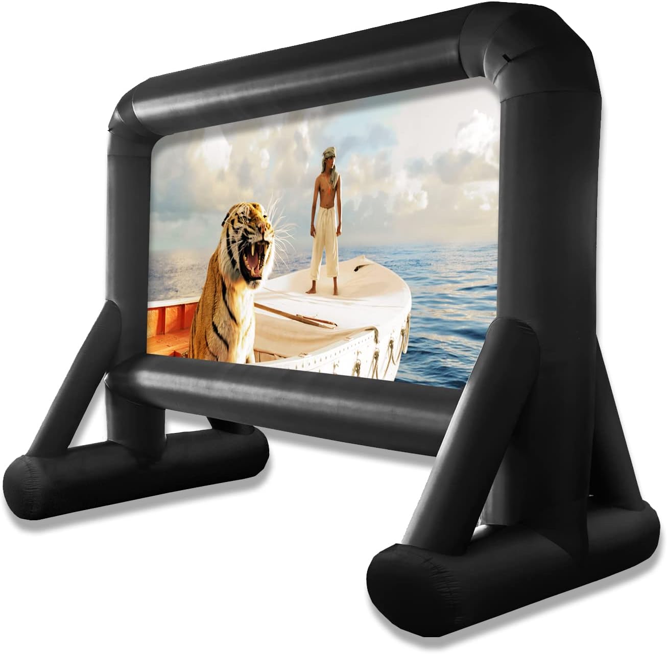 14 FT Inflatable Movie Screen for Outdoor Movie Nights Fun