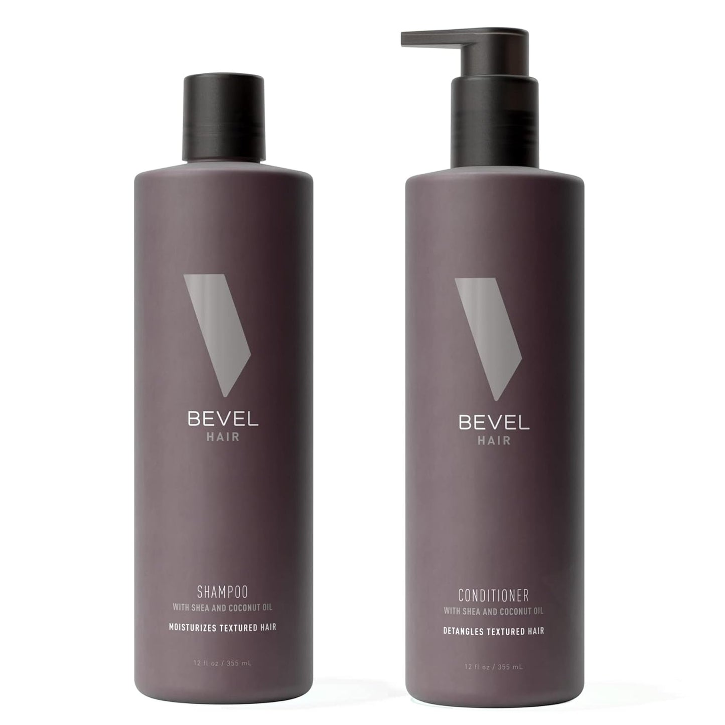Bevel Men's Hair Wash Set - Moisturizes & Detangles Textured Hair