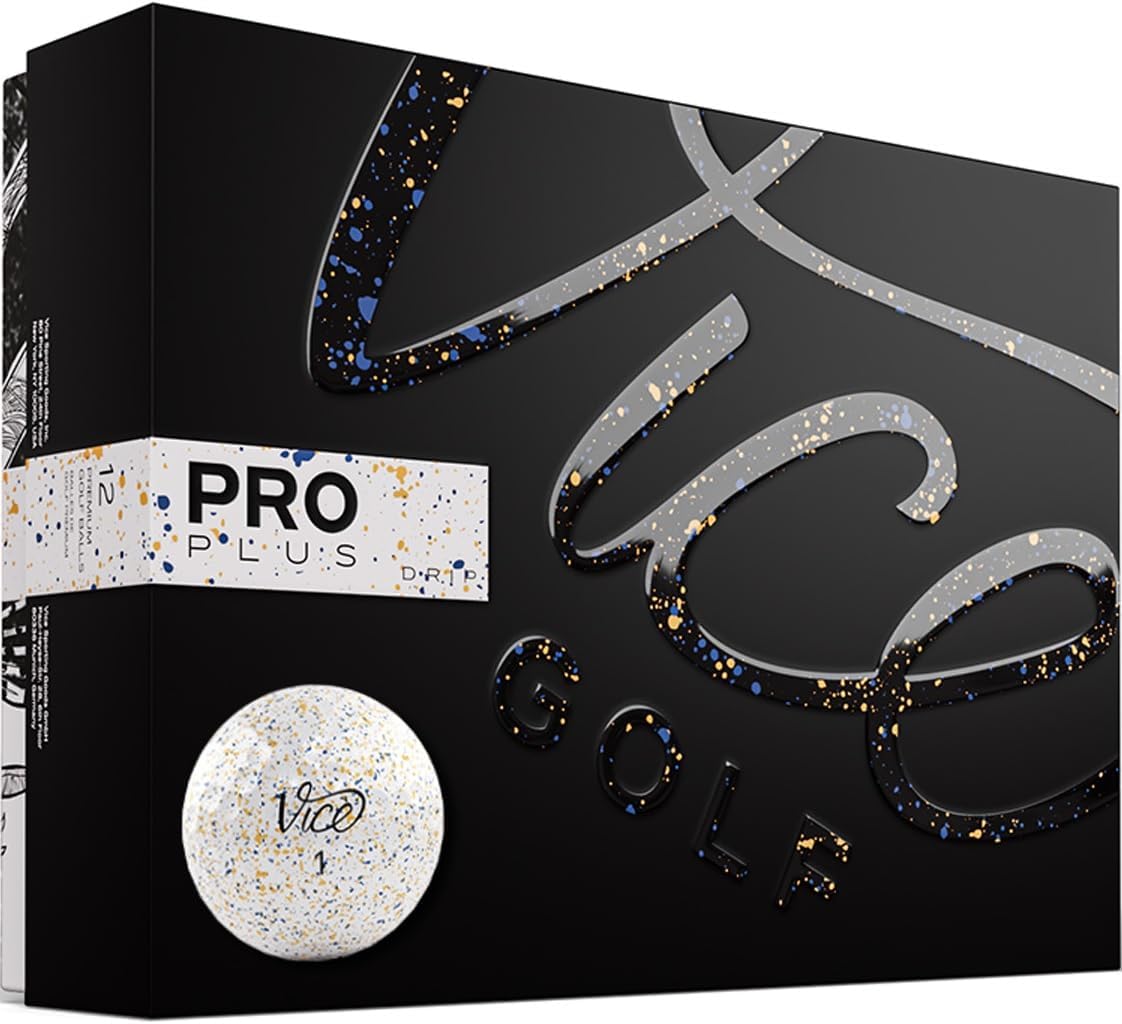 Vice Pro Plus Golf Balls for Enhanced Distance and Control