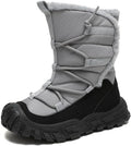 Boys Girls Winter Snow Boots Warm Outdoor Hiking Shoes Waterproof
