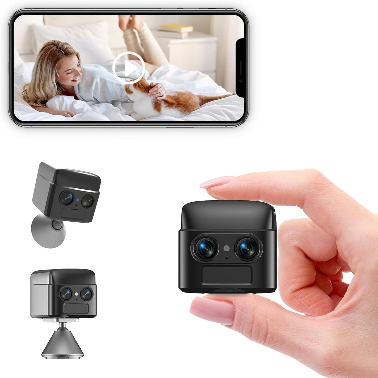 Joviren 4K Magnetic Wireless Cam: 180-Day Battery, AI Detection